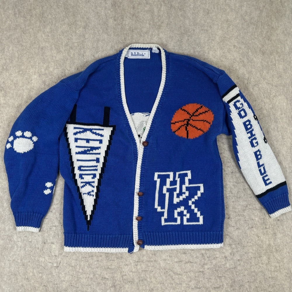 Belle Pointe Kentucky Wildcats Sweater Women‎ XL  Cardigan